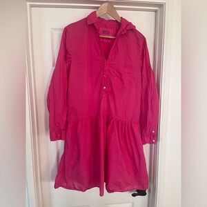 FRANK & EILEEN x GRAYSON Changemaker Dress hot pink size 3 medium valentines